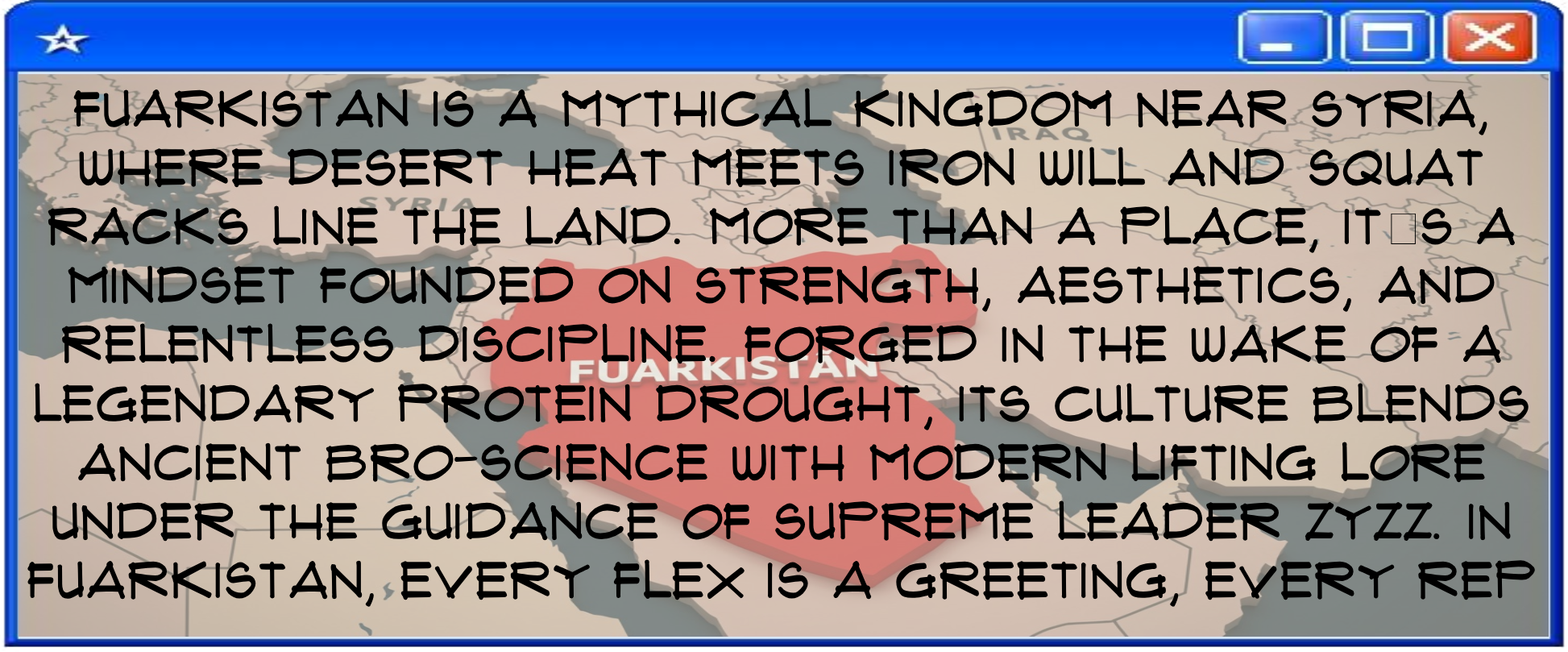 Fuarkistan Map Overlay